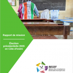 Rapport mission RECEF : élection présidentielle en Côte d&rsquo;Ivoire